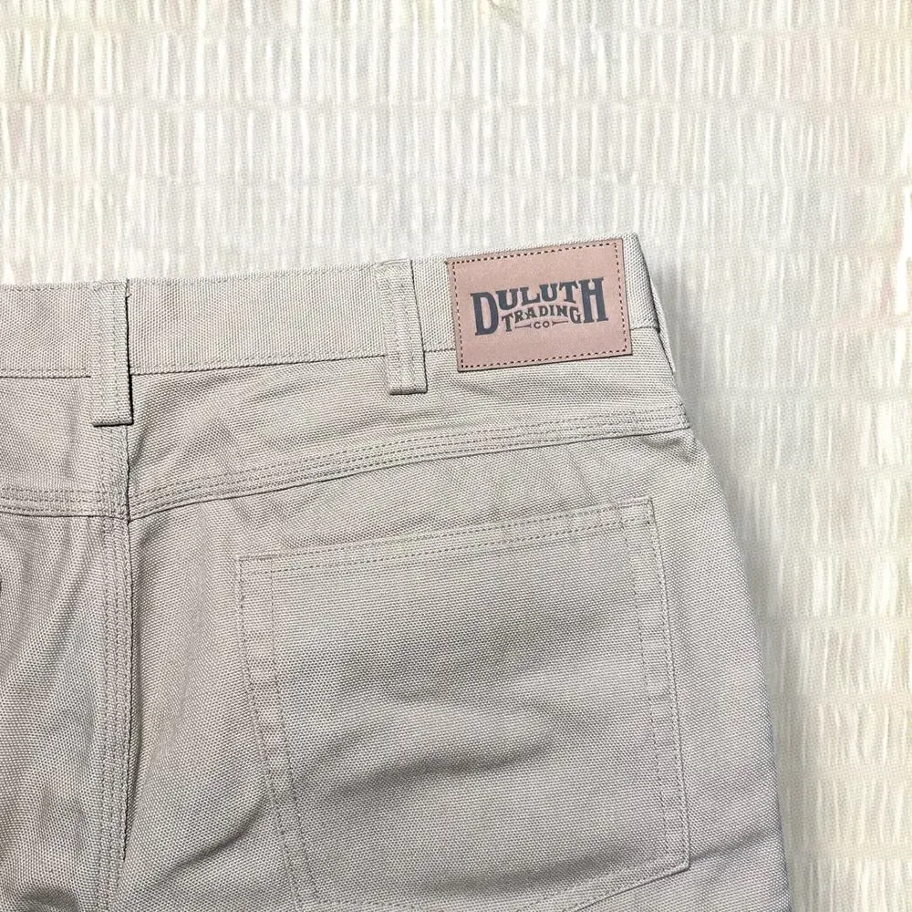 Duluth Trading Co. Men’s Canvas Work Pants Khaki - Size 36x30